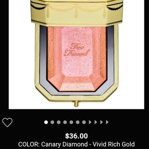 Too faced Canary Diamond highlight